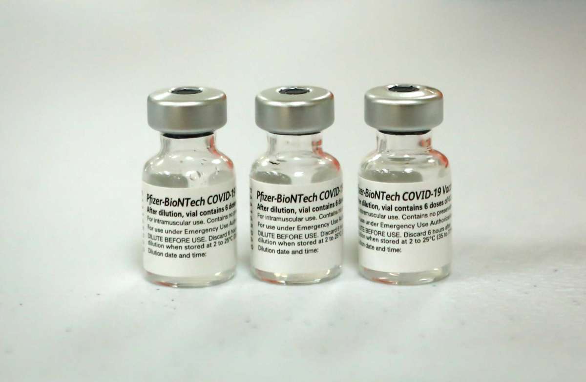 11Vials of Pfizer-BioNTech Covid-19 vaccine